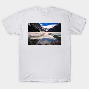 Lake Louise Victoria Glacier Alberta Canada T-Shirt